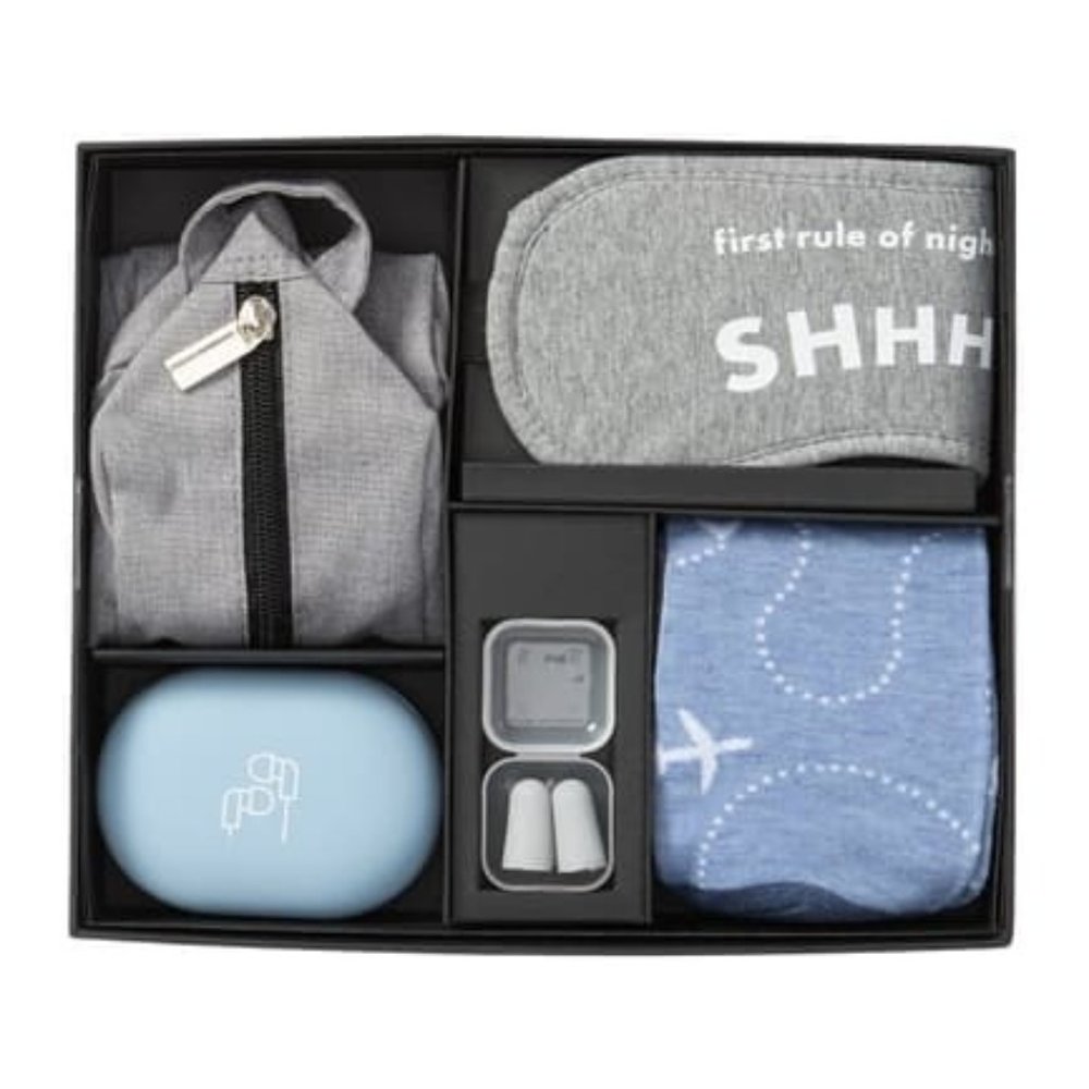 NIB Bespoke 5 Piece Travel Airplane Boxed Gift Set